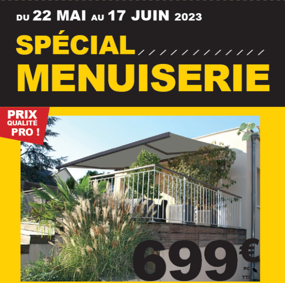 PROMOTION SPECIAL MENUISERIE